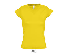 Charger l&#39;image dans la galerie, T-shirt femme col V Sol&#39;s Moon