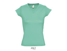 Charger l&#39;image dans la galerie, T-shirt femme col V Sol&#39;s Moon