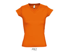 Charger l&#39;image dans la galerie, T-shirt femme col V Sol&#39;s Moon