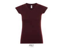 Charger l&#39;image dans la galerie, T-shirt femme col V Sol&#39;s Moon