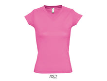 Charger l&#39;image dans la galerie, T-shirt femme col V Sol&#39;s Moon
