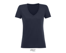 Charger l&#39;image dans la galerie, T-shirt femme fluide col V Sol&#39;s Motion