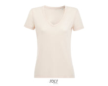 Charger l&#39;image dans la galerie, T-shirt femme fluide col V Sol&#39;s Motion
