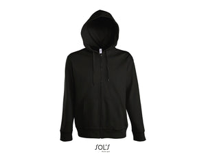 Veste zippée homme à capuche doublée Sol's Seven Men