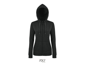 Veste zippée femme à capuche doublée Sol's Seven Women