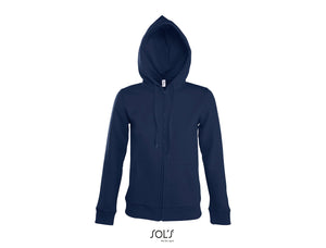 Veste zippée femme à capuche doublée Sol's Seven Women