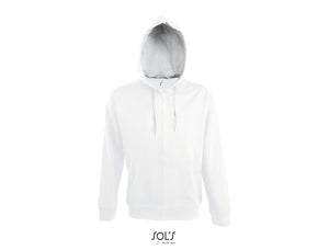 Veste zippée homme bicolore à capuche doublée contrastée Sol's Soul Men