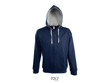 Charger l&#39;image dans la galerie, Veste zippée homme bicolore à capuche doublée contrastée Sol&#39;s Soul Men