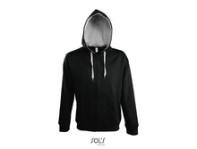Charger l&#39;image dans la galerie, Veste zippée homme bicolore à capuche doublée contrastée Sol&#39;s Soul Men