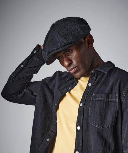 Casquette gavroche en laine melton