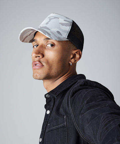 Casquette snapback trucker de camouflage