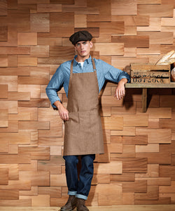Tablier en denim biologique durable  issu du commerce équitable