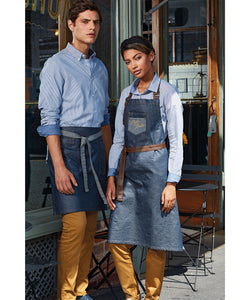 Tablier taille denim effet ciré Division