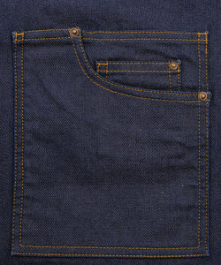 Tablier taille denim effet ciré Division