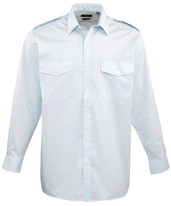 Chemise de pilote à manches longues