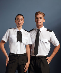 Chemise de pilote à manches courtes