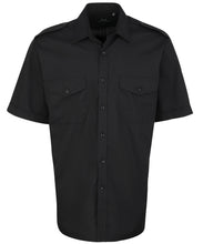 Charger l&#39;image dans la galerie, Chemise de pilote à manches courtes