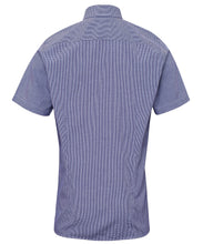 Charger l&#39;image dans la galerie, Chemise Homme manches courtes motif vichy micro-carreaux en coton