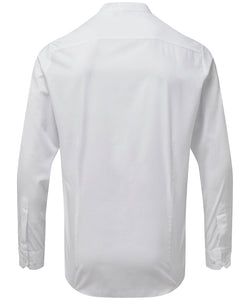 Chemise manches longues à col grand-père