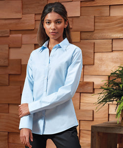 Chemise à manches longues en popeline Supreme Femme
