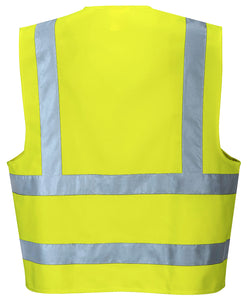 Gilet deux bandes et bretelles de haute visibilité (C470)
