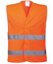 Charger l&#39;image dans la galerie, Gilet de haute visibilité à deux bandes (C474) EN ISO 20471 CLASSE 2