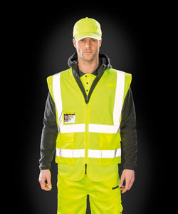Gilet executive en tissu maille filet de haute visibilité
