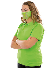 Charger l'image dans la galerie, Pack de 5 masques de protection zigzag antibactérien en tissu naturel