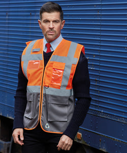 Gilet haute visibilité en mailles ajourées Executive (HVW820)